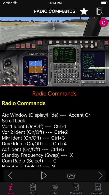 FSX Key Commands screenshot-2
