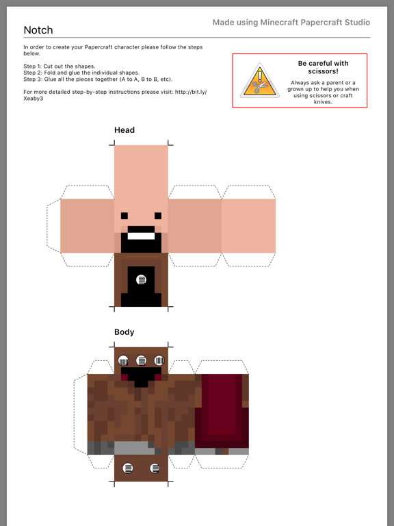 Minecraft Papercraft Studio screenshot