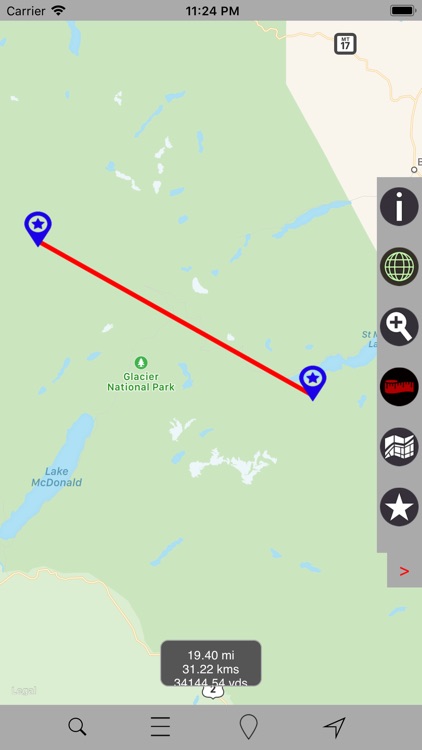 Glacier National Park – GPS screenshot-4