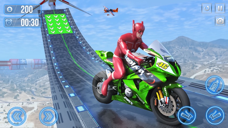 Superhero Bike Racing Game screenshot-3