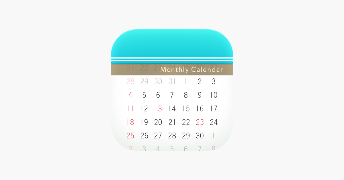 月特化カレンダー Moca をapp Storeで