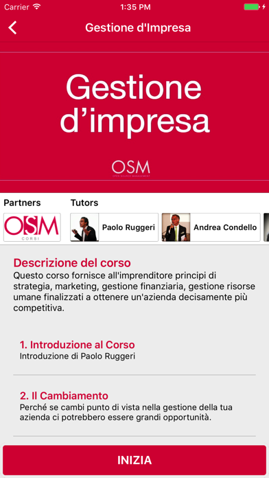 O.S.M. Corsi screenshot 2