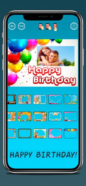 ハッピー お誕生日 写真 フレーム 作成する カード をapp Storeで