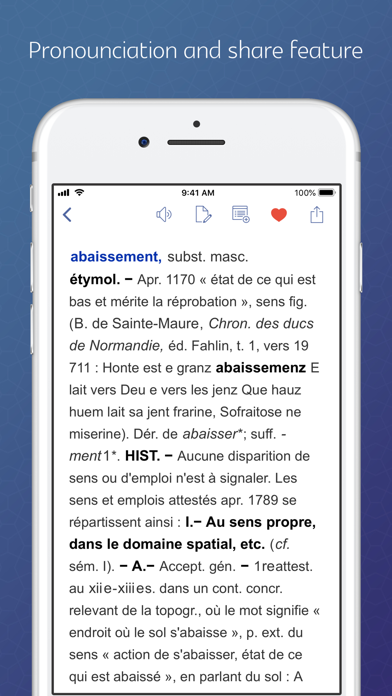 French Etymological Dictionary screenshot 2