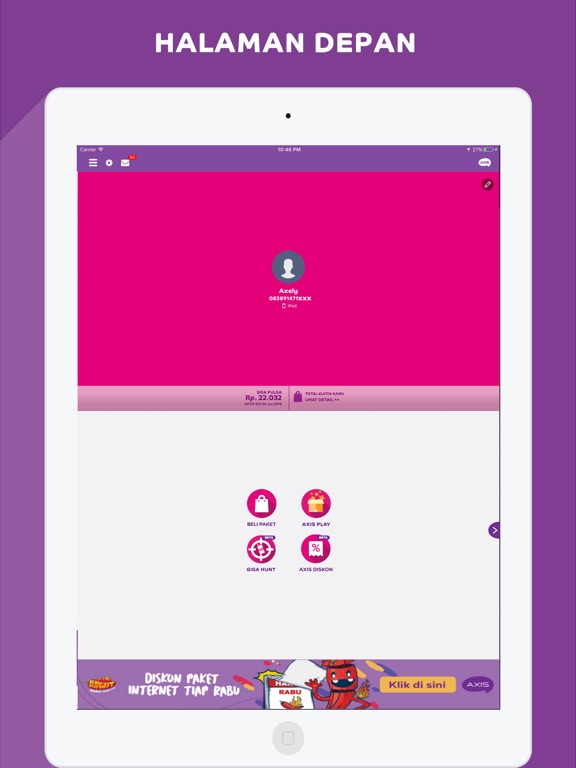 AXIS net iPad AXIS net iPad