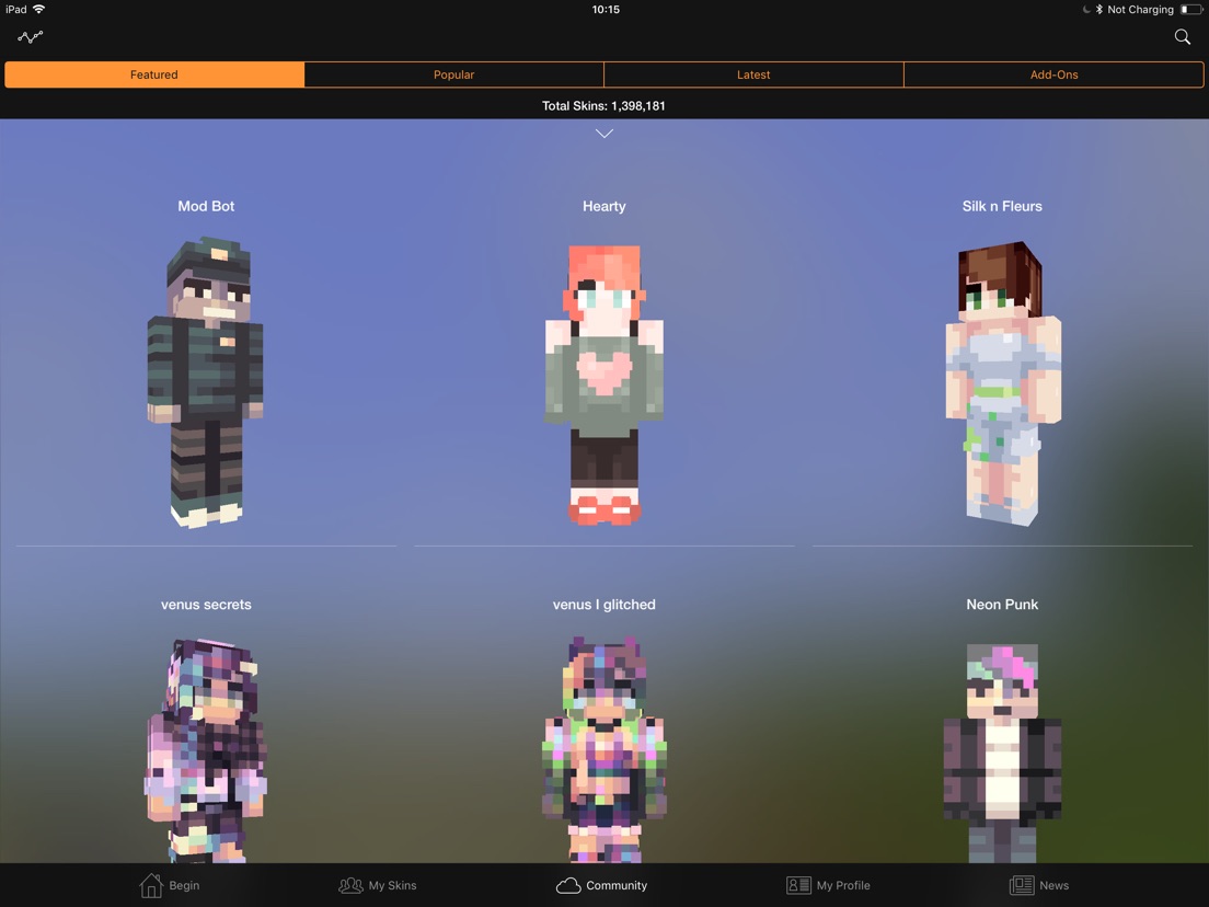 minecraft skins for iphone