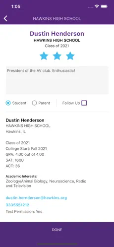Screenshot 1 StriveScan - for College Reps iphone