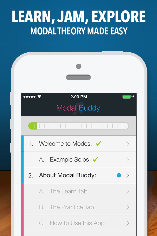 Modal Buddy - Guitar Trainer screenshot 2