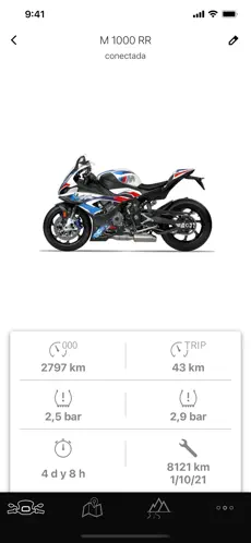 Screenshot 2 BMW Motorrad Connected iphone
