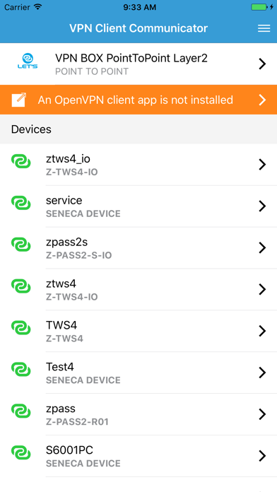 VPN Client Communicator screenshot 2