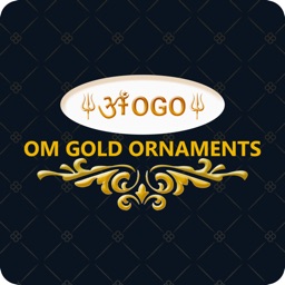 Om Gold Ornaments