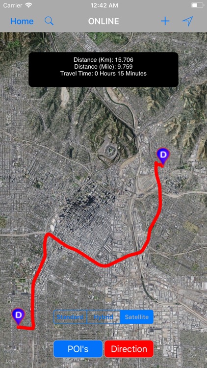 Los Angeles (California) Map