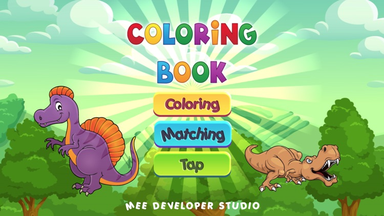 Dinosaur Animal Coloring Book