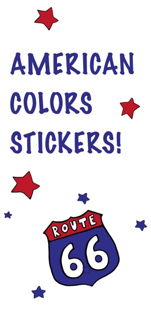 American Colors Stickers