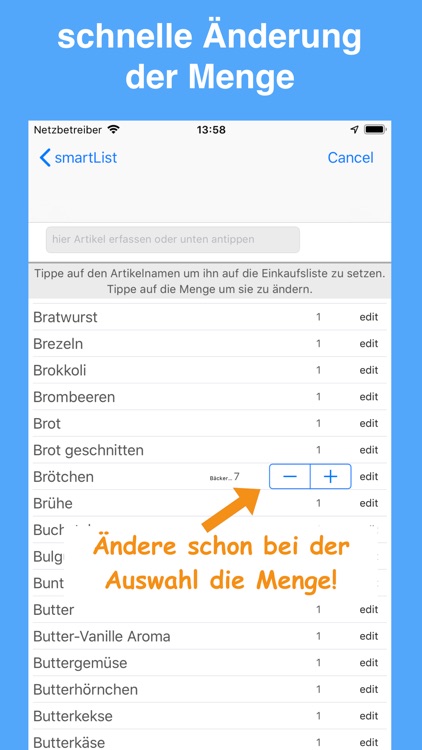 smartList die Einkaufsliste screenshot-4