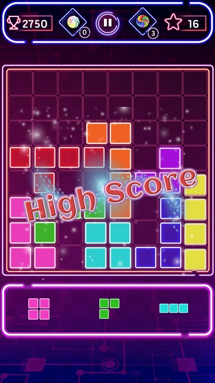 Block Puzzle Neon screenshot-3