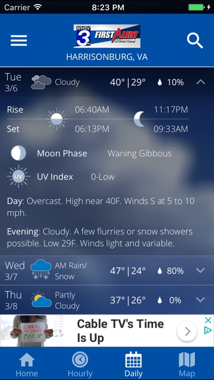 WHSV-TV3 Weather screenshot-3