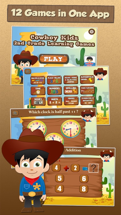 Cowboy Kid Games for 2nd Grade