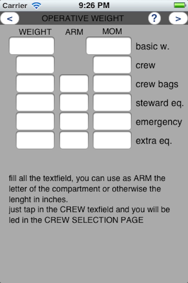 WEIGHT AND BALANCE C130J-30 screenshot 4