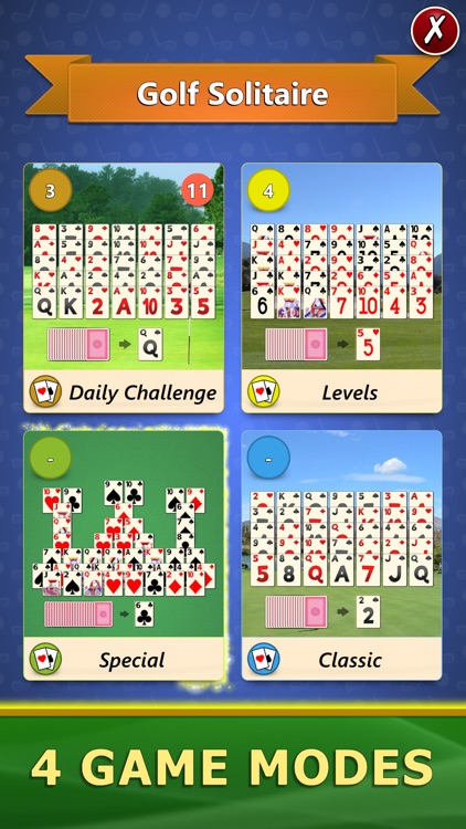 Golf Solitaire - Card Game screenshot-1