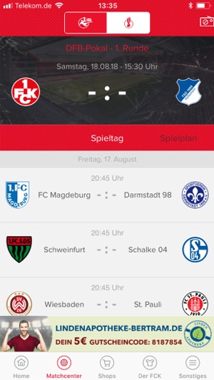 1. FC Kaiserslautern App(圖5)-速報App