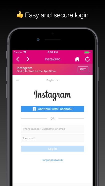 InstaZero for Instagram