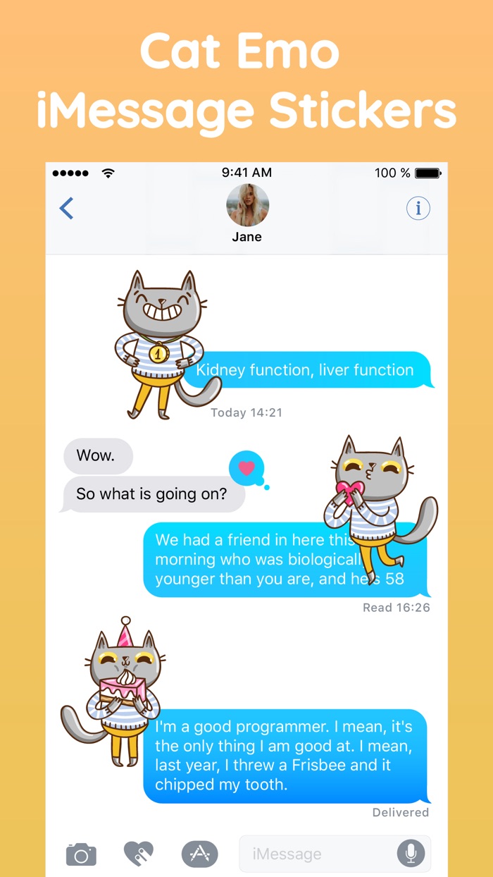Cat Puns Text Sticker Pack App