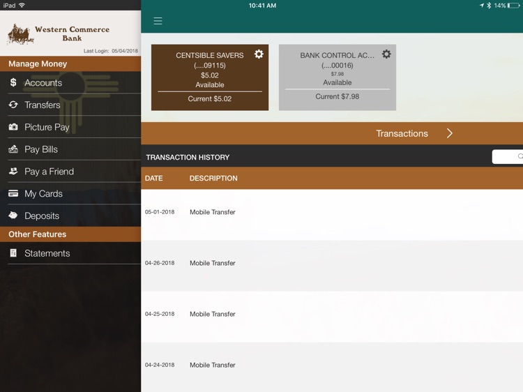 Western Commerce for iPad