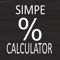 Icon Simple percentage calculator