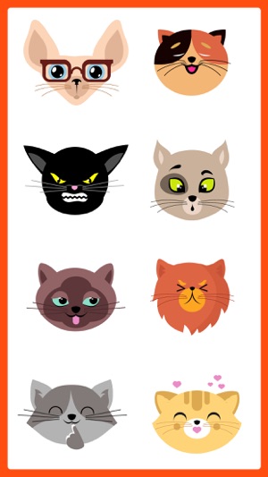 Adorable Cat SMS Stickers Pack(圖3)-速報App