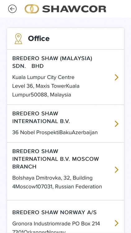 Shawcor Location Finder