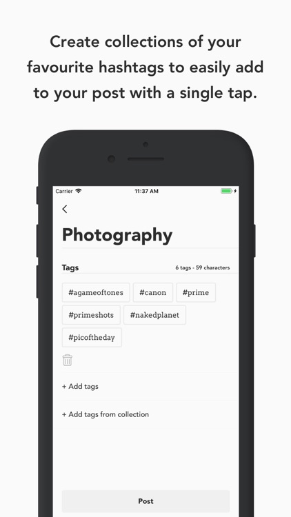 Hashtag for Instagram