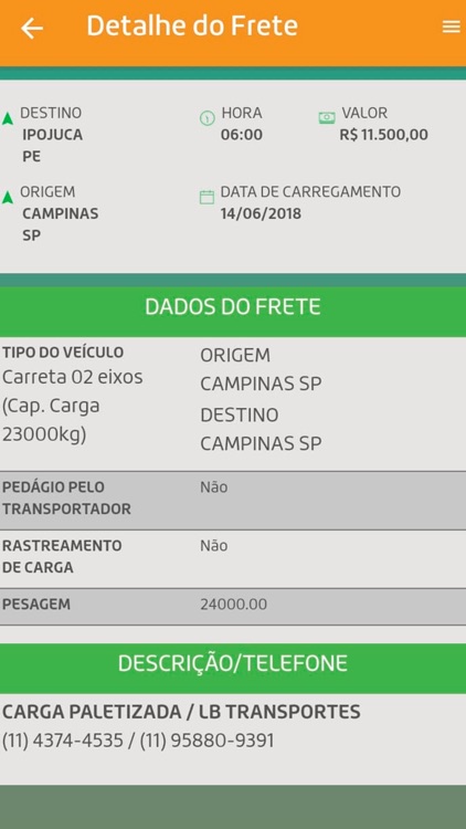 Leve Frete screenshot-4