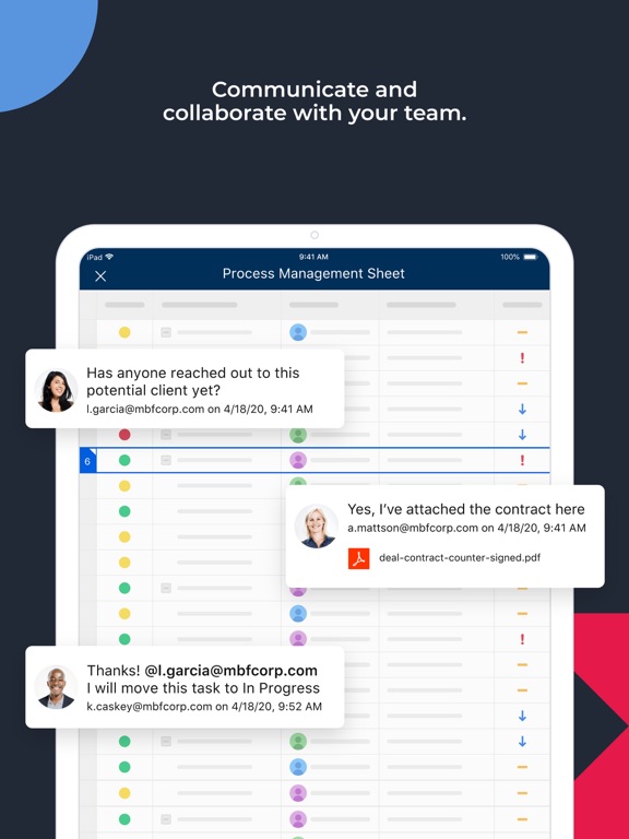 Smartsheet: Teams & Projects screenshot
