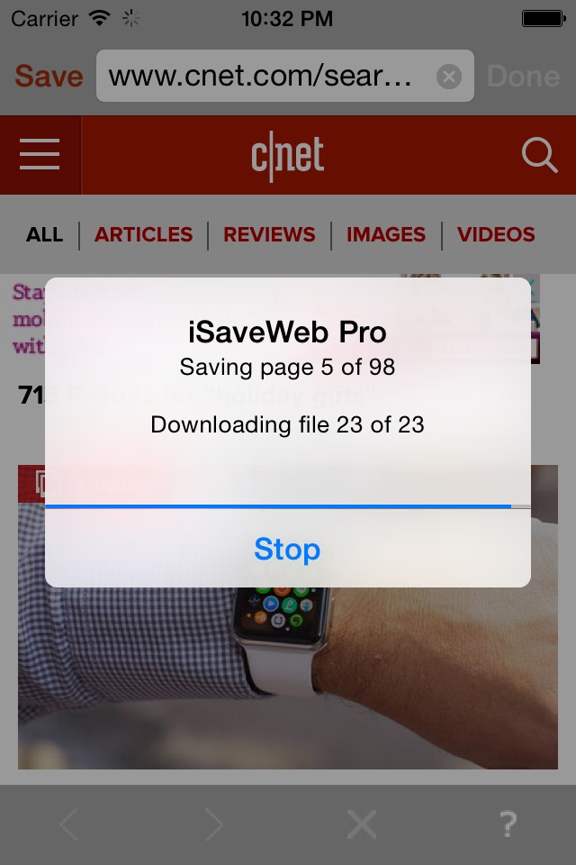 iSaveWeb Pro screenshot 3