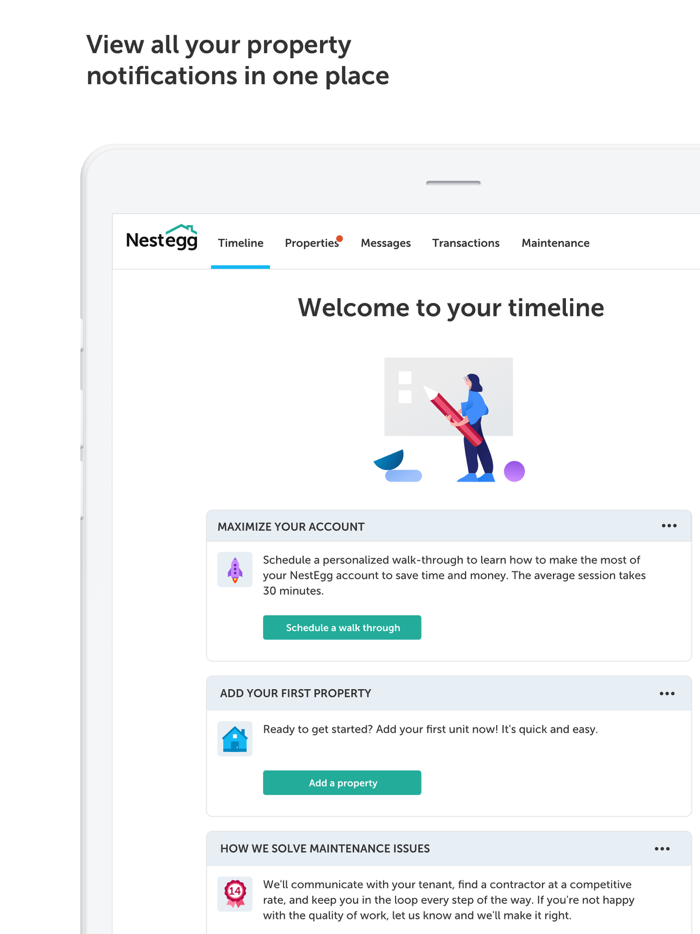 NestEgg Rental Management App