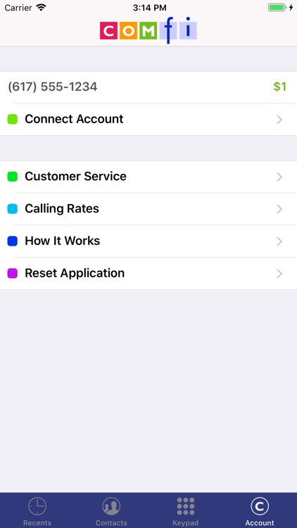 Comfi Cheap International Call screenshot-3