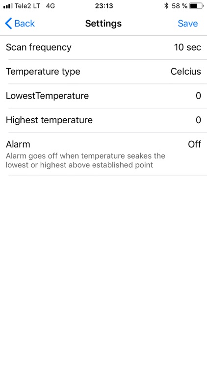 Timberin Temperature Monitor