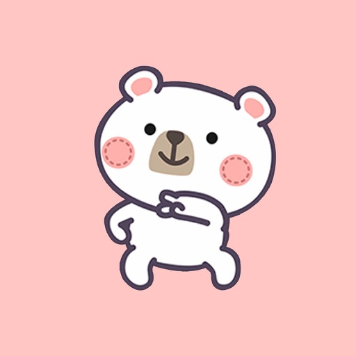 Funny Bear Dancing Stickers