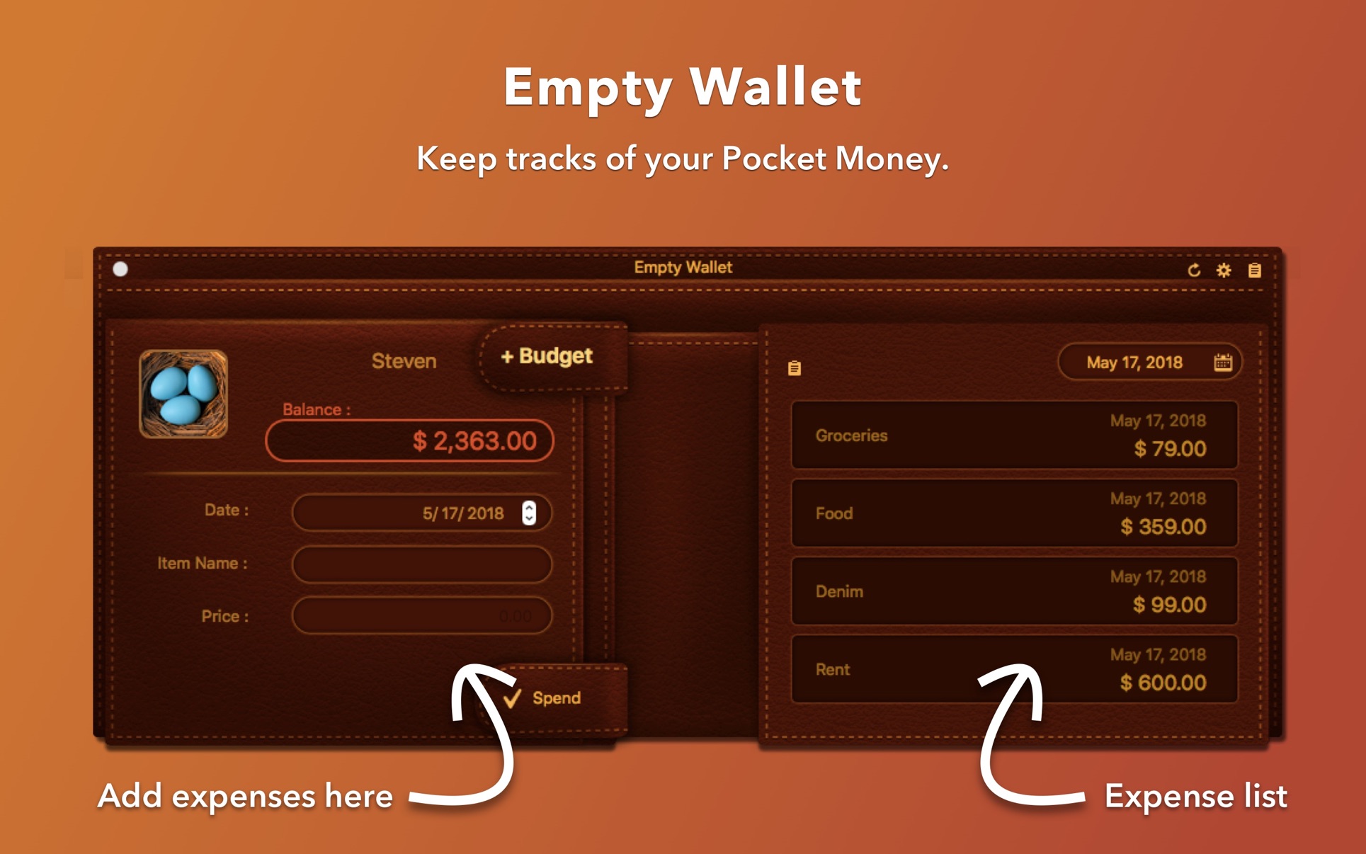 ‎Empty Wallet on the Mac App Store
