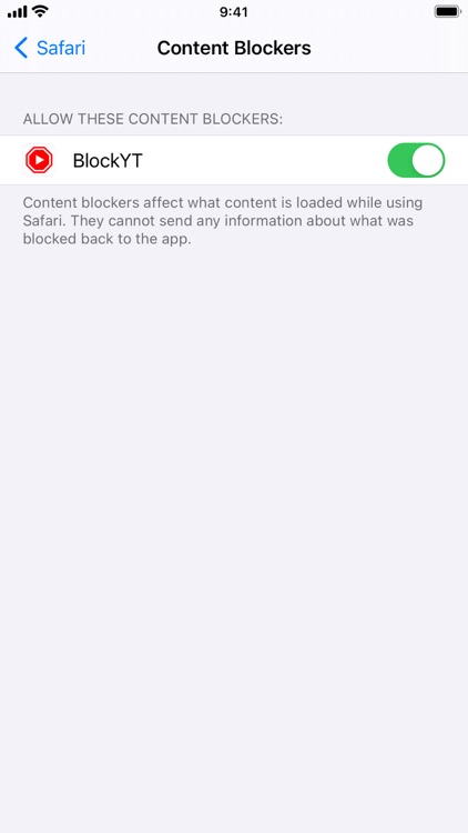 BlockYT for Safari screenshot-4