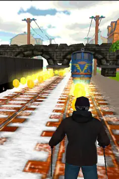 Subway Skating Surfers 3D - Screenshot 2