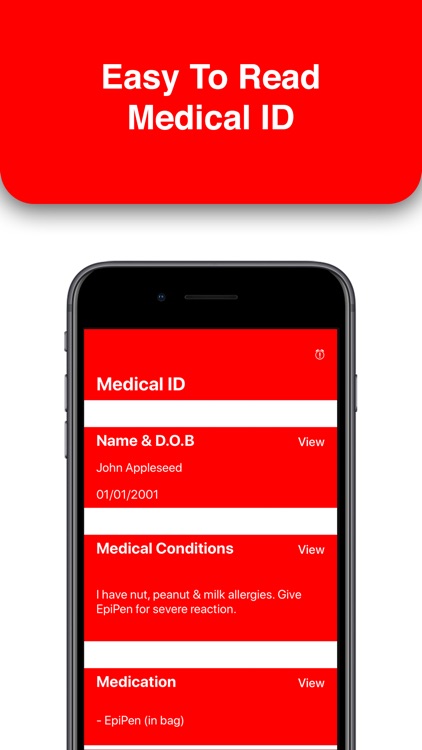 MedicalMe: Emergency ID Alarm