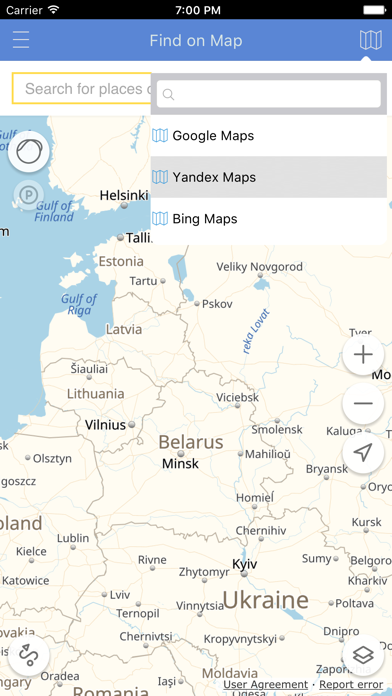 Search on map screenshot 2