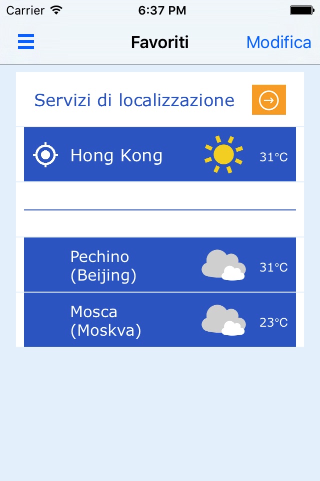 MyWorldWeather screenshot 2