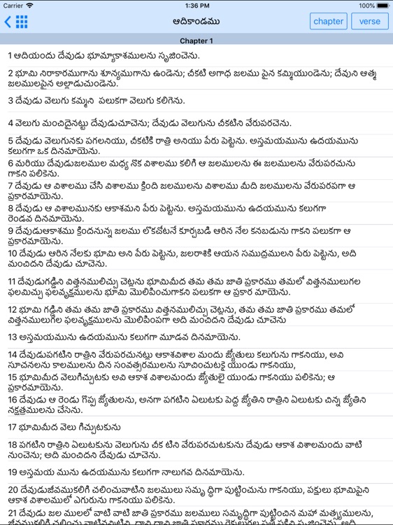 Telugu Bible Offline for iPad