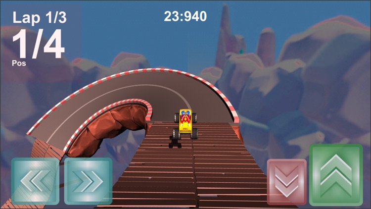 Monster Truck Hill Dash Race screenshot-3