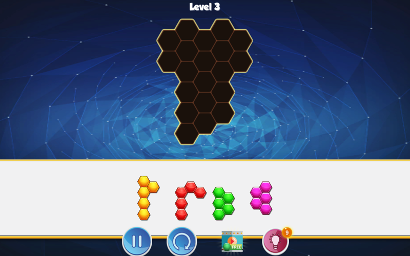 Hexa-6 Puzzle screenshot 2