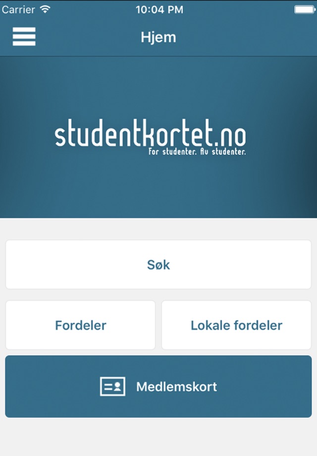 Studentkortet screenshot 3