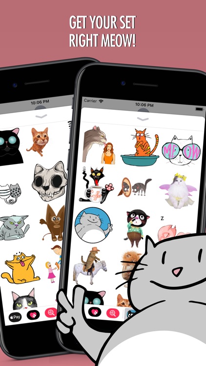 Cats Animated Text Stickers screenshot-3